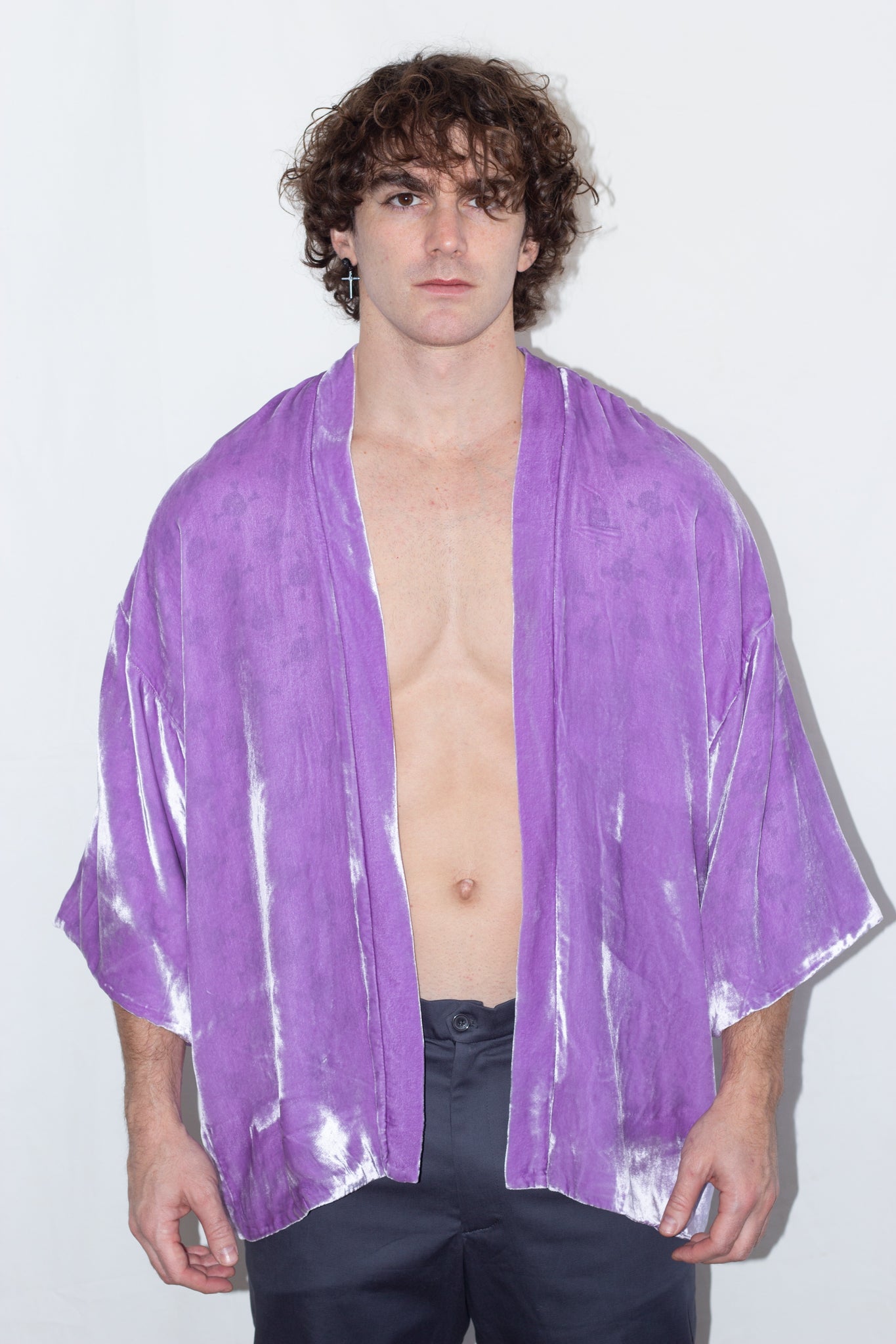 BLUEBERRY KIMONO SHIRT