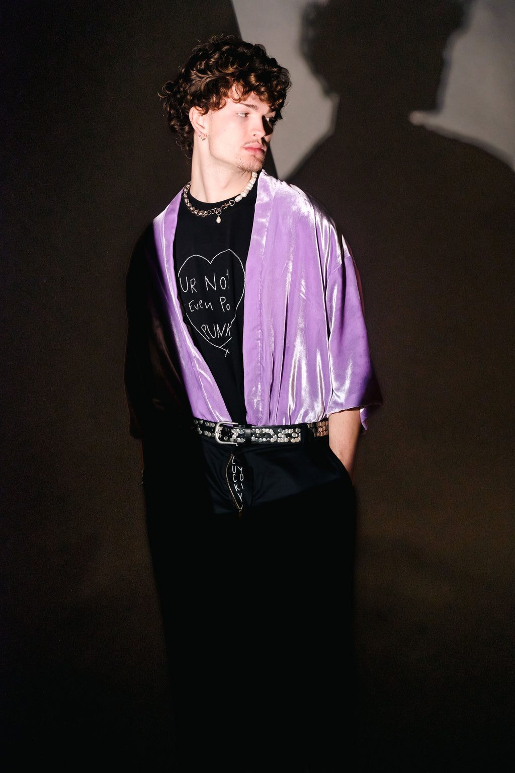 BLUEBERRY KIMONO SHIRT
