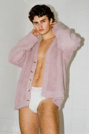 bubblegum cardigan
