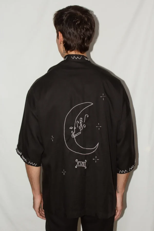 kimono shirt tarot the moon