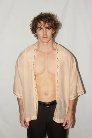 kimono shirt tarot "the moon"